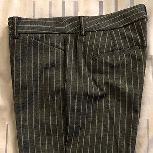 Express Editor Barely Boot Pinstripe Pants